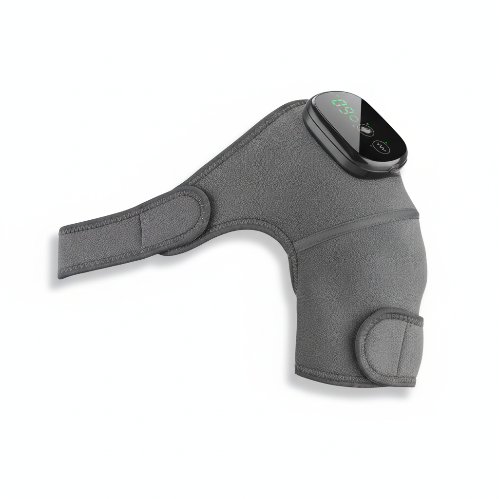 3 in 1 Electric Heating Massage Belt Knee Shoulder Vibrator Hot Compress Joint Physiotherapy Support Brace Arthritis Pain Relief