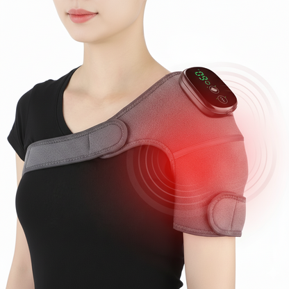 3 in 1 Electric Heating Massage Belt Knee Shoulder Vibrator Hot Compress Joint Physiotherapy Support Brace Arthritis Pain Relief